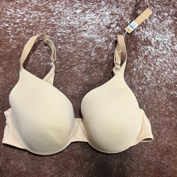SKIMS Smoothing Full Coverage Lightly Lined Bra Clay 34C NWT - Picture 3 of 10